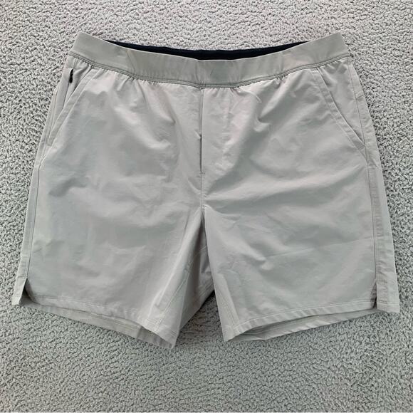Public Rec Men's Flex Relaxed Athletic Fit Gray Shorts  -  Size:  40 - Picture 1 of 16